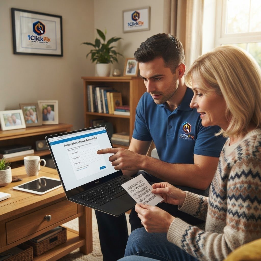 1ClickFix technician helping with secure account access
