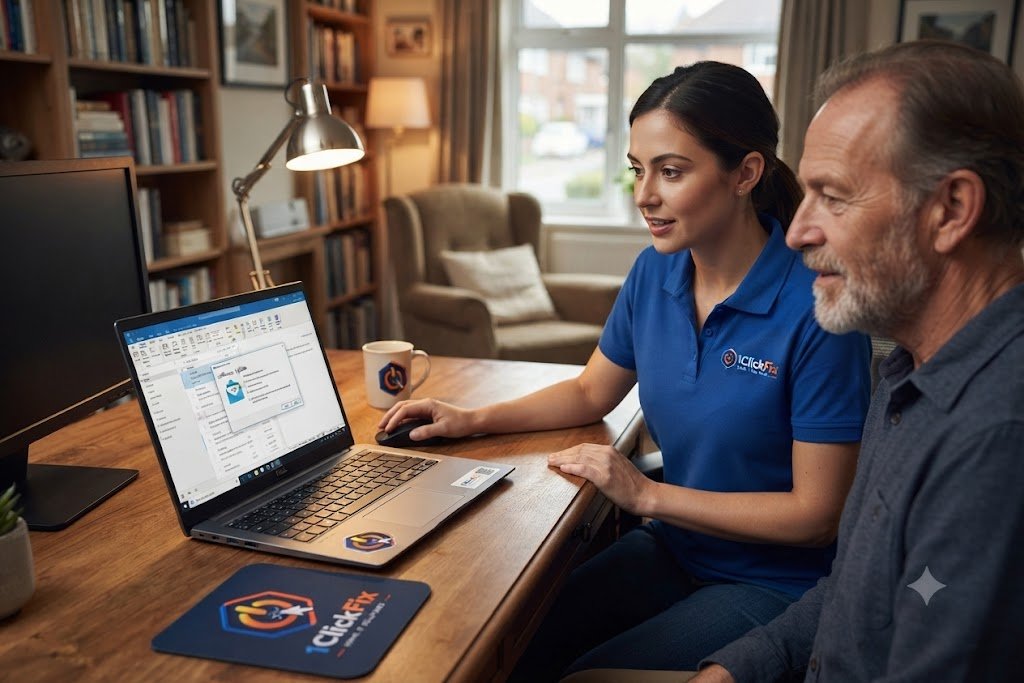 1ClickFix email troubleshooting support