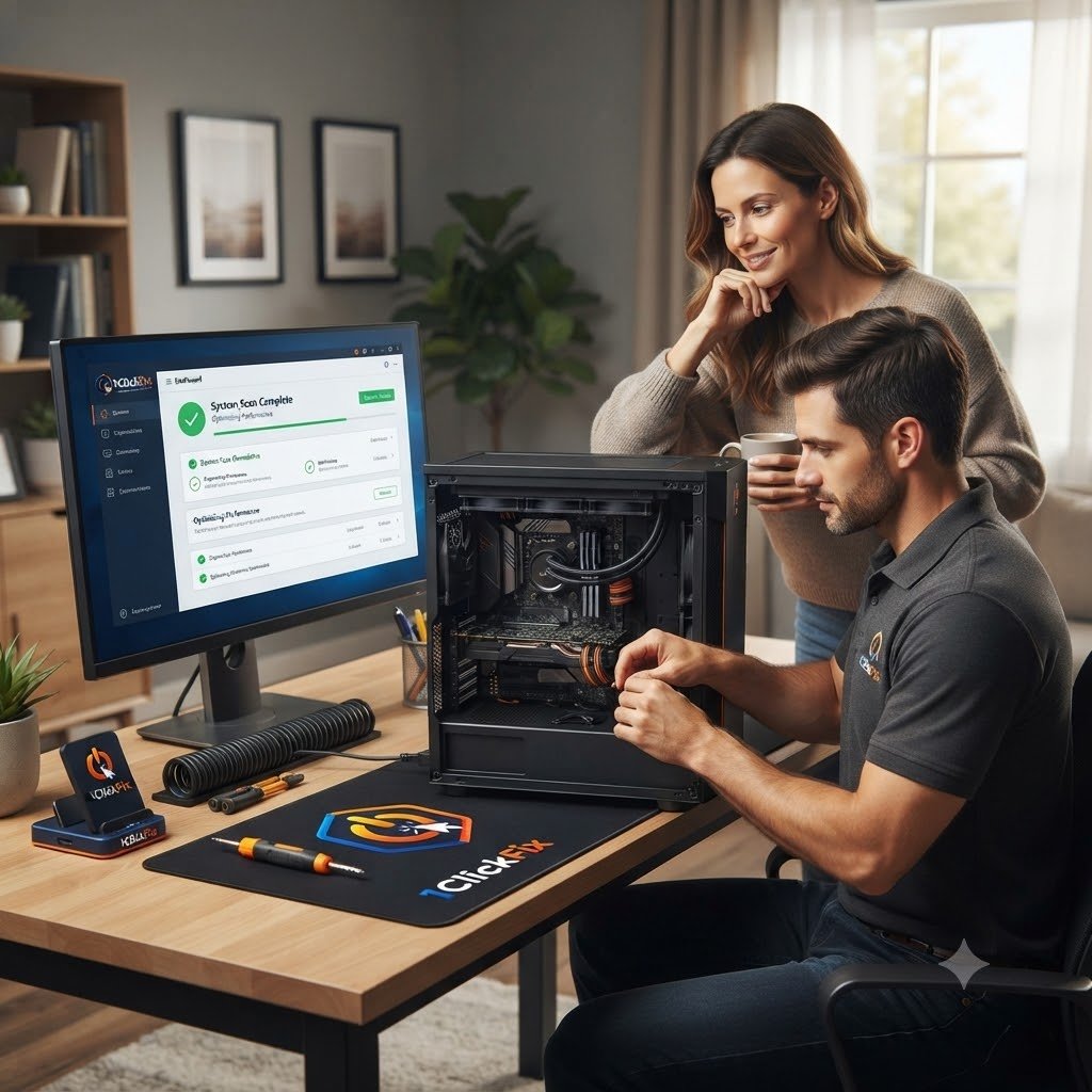 1ClickFix computer maintenance service process