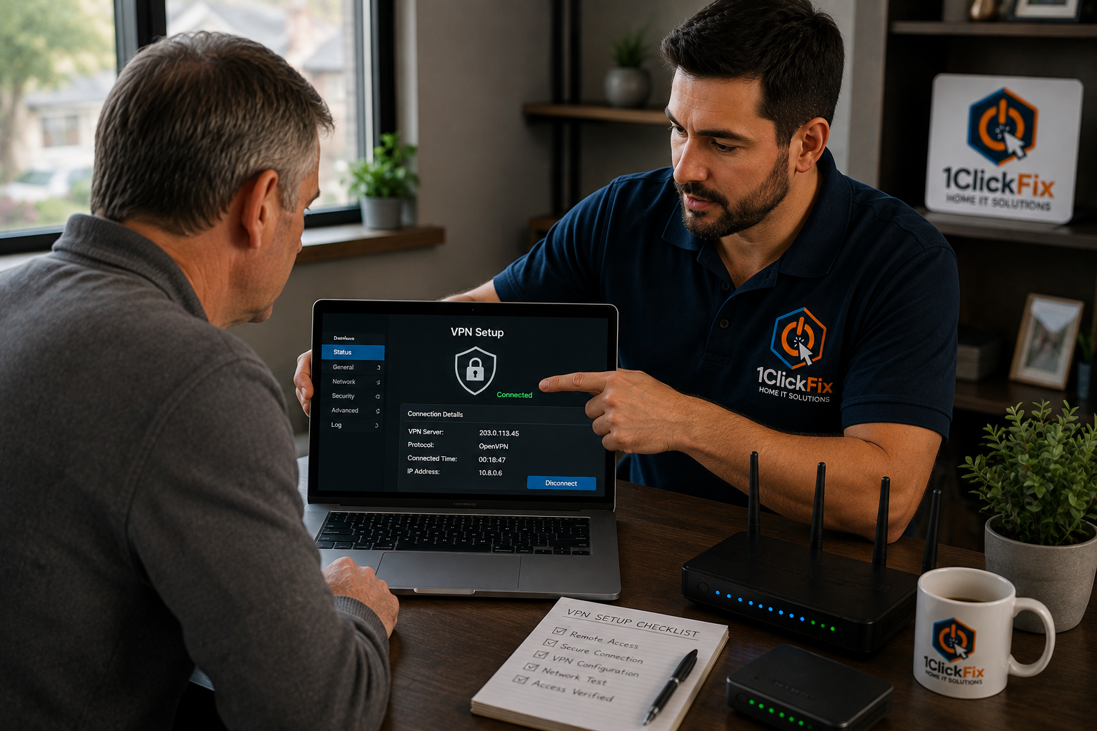 1ClickFix secure remote access support