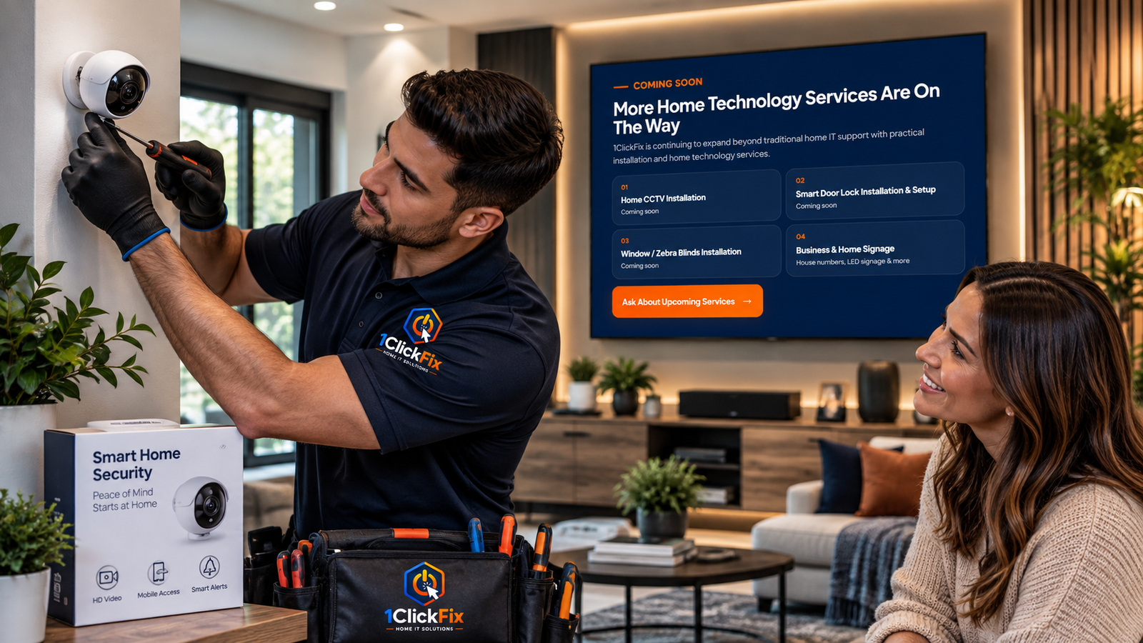 Coming soon home technology services