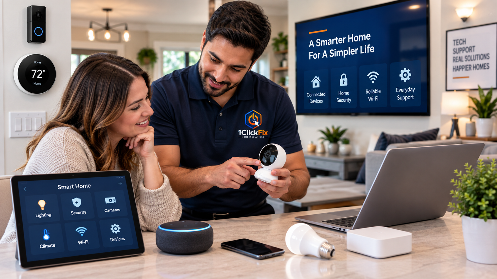 Smart home and technology training support