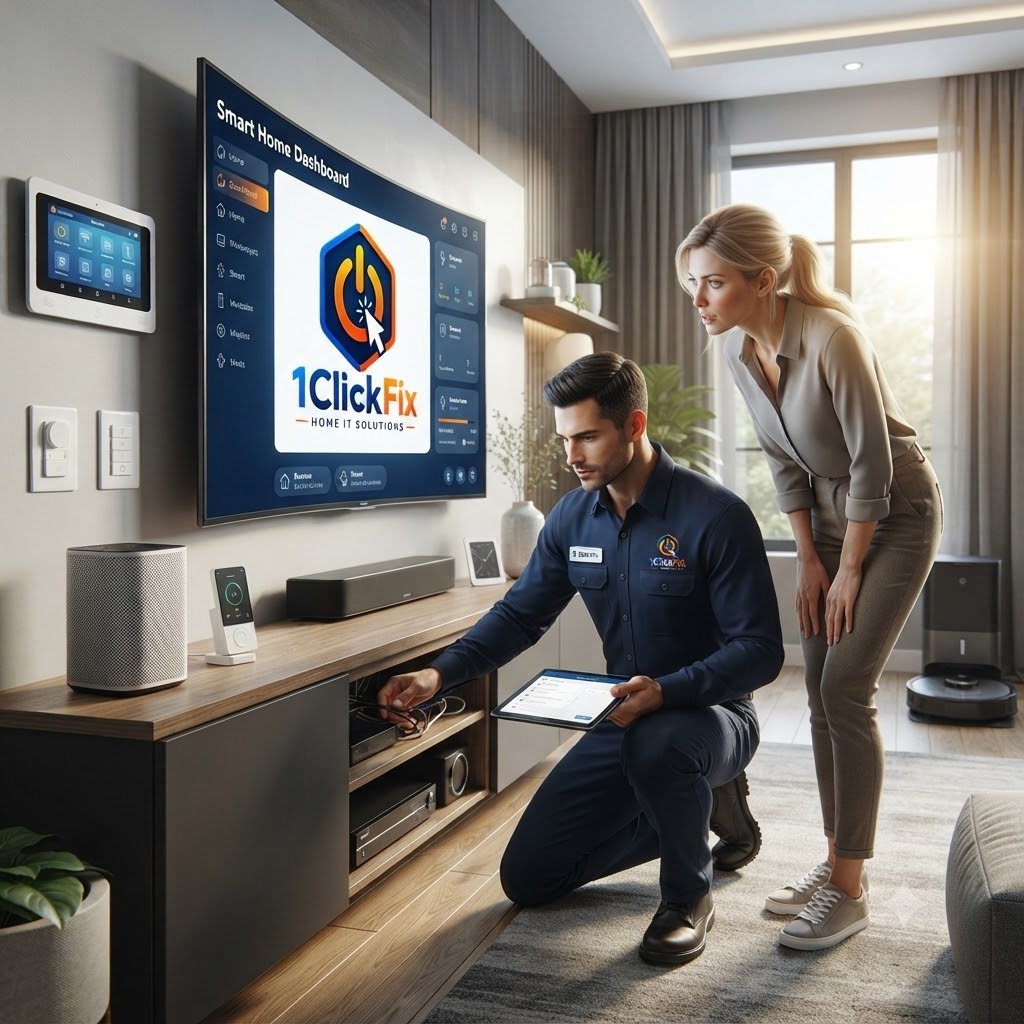 1ClickFix smart device pairing and app configuration